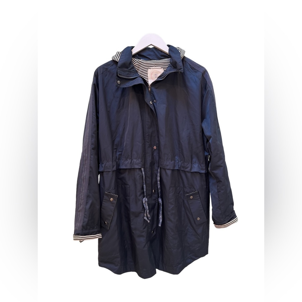 Navy Hooded Women's Jacket